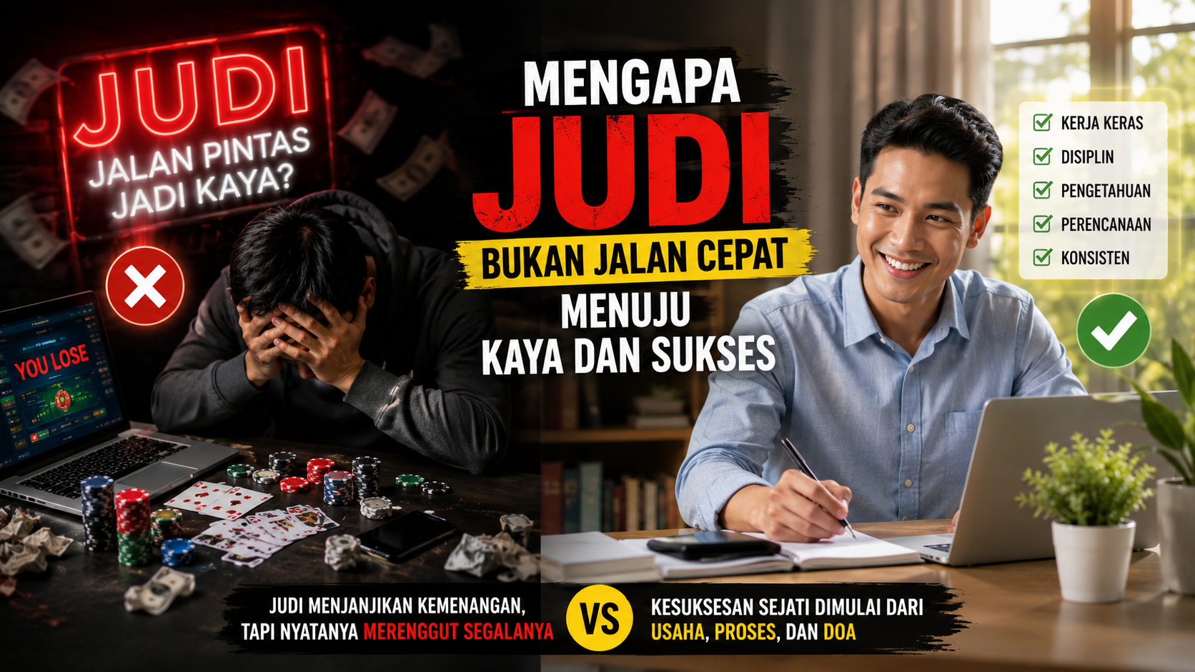 Bahaya Mengandalkan Judi untuk Mencapai Kesuksesan