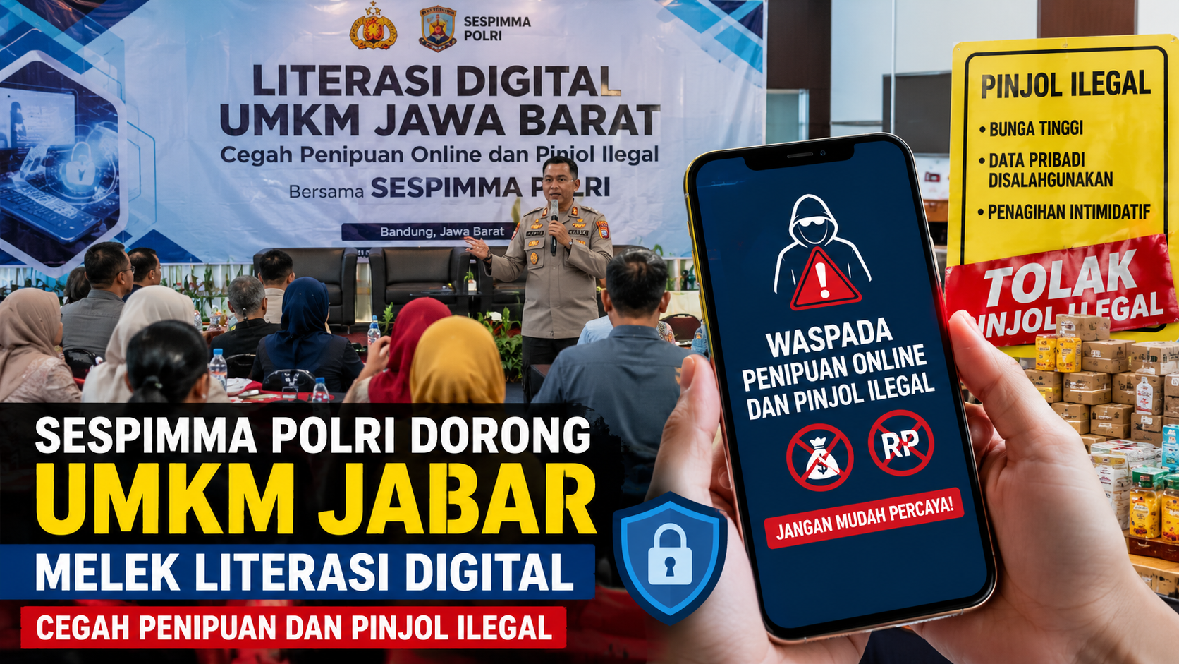 Sespimma Polri Ajak UMKM Jabar Cerdas Bermedia Digital dan Waspada Penipuan