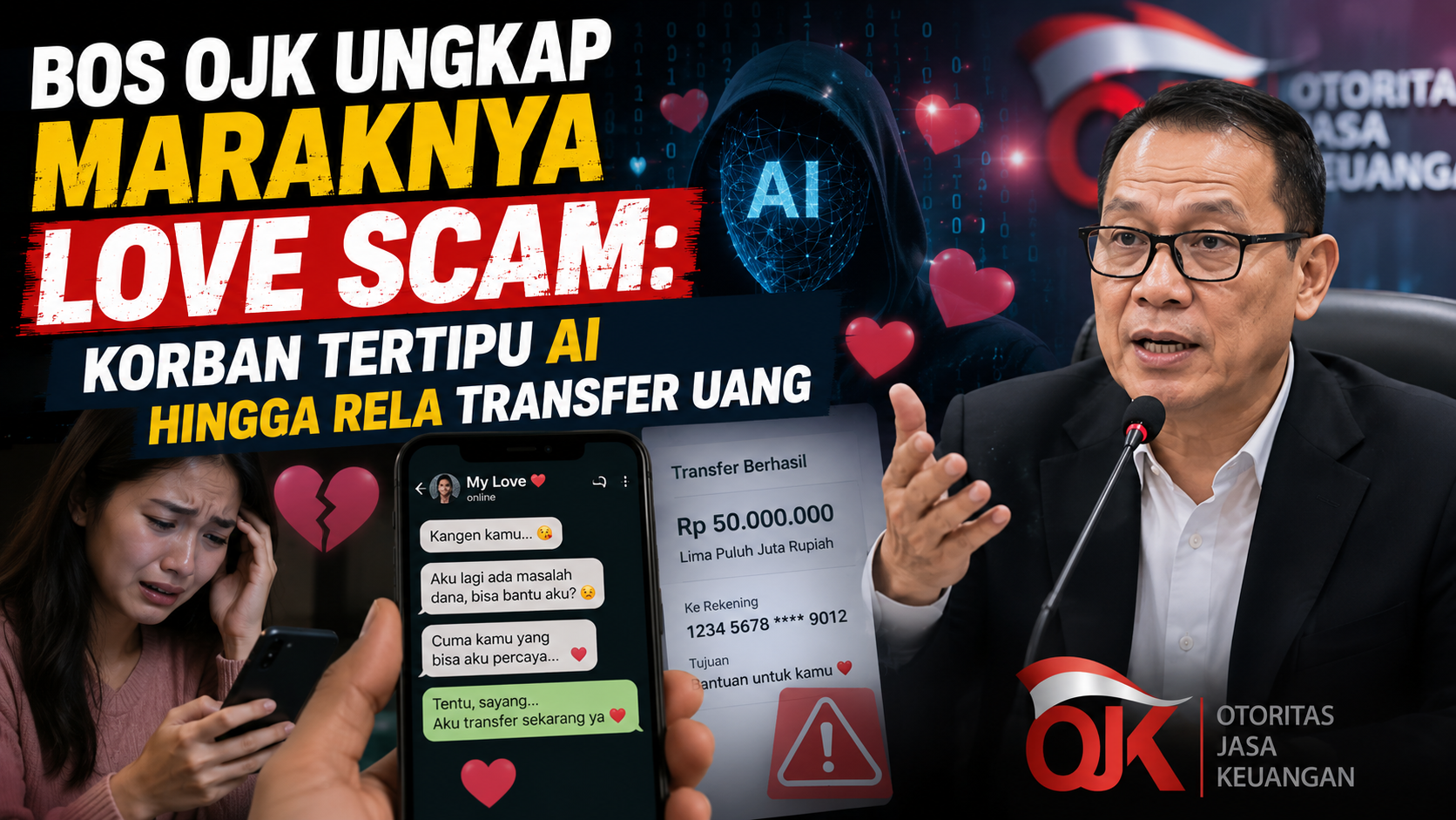 Modus Baru Penipuan Asmara, Pelaku Manfaatkan AI untuk Menguras Rekening Korban