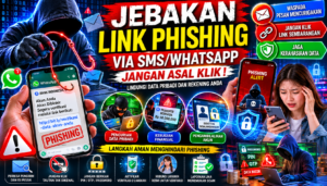 Waspada! Link Phishing di SMS dan WhatsApp Bisa Menguras Rekening