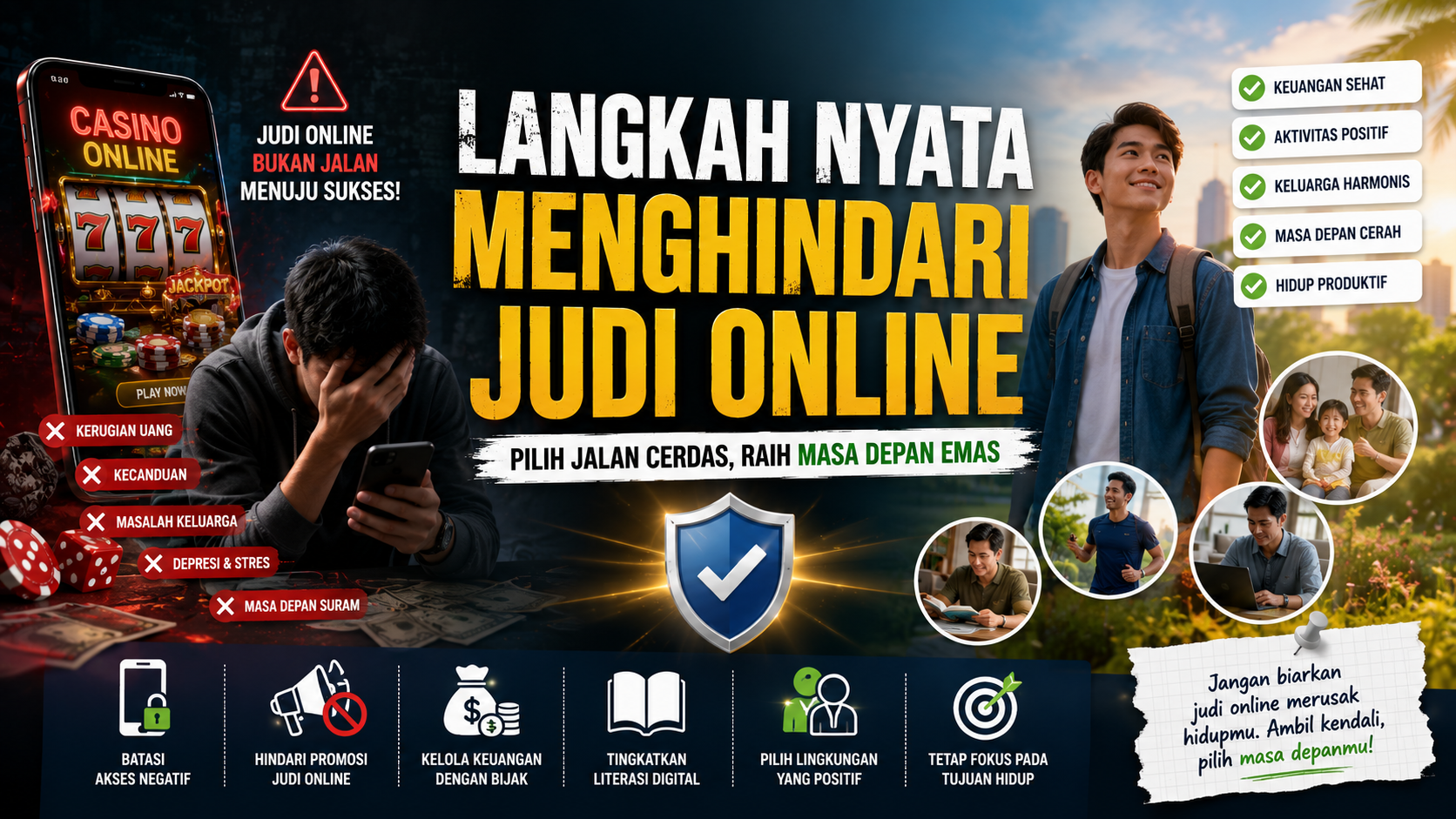 Judi Online Bisa Dicegah, Ini Langkah Nyata yang Harus Dilakukan