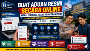 Buat Aduan Resmi Secara Online atau Datangi Kantor Kepolisian Terdekat