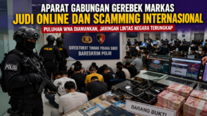 Operasi Gabungan Ungkap Markas Penipuan Online Berteknologi Tinggi