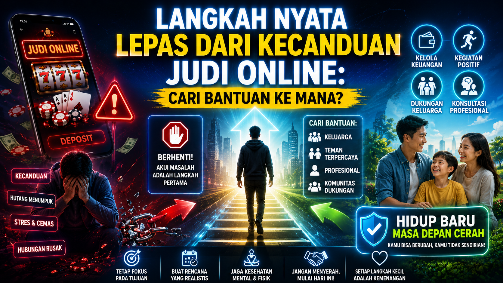 Cara Lepas dari Kecanduan Judi Online