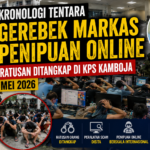 Operasi Besar di KPS Kamboja: Ratusan Pelaku Scam Online Diamankan