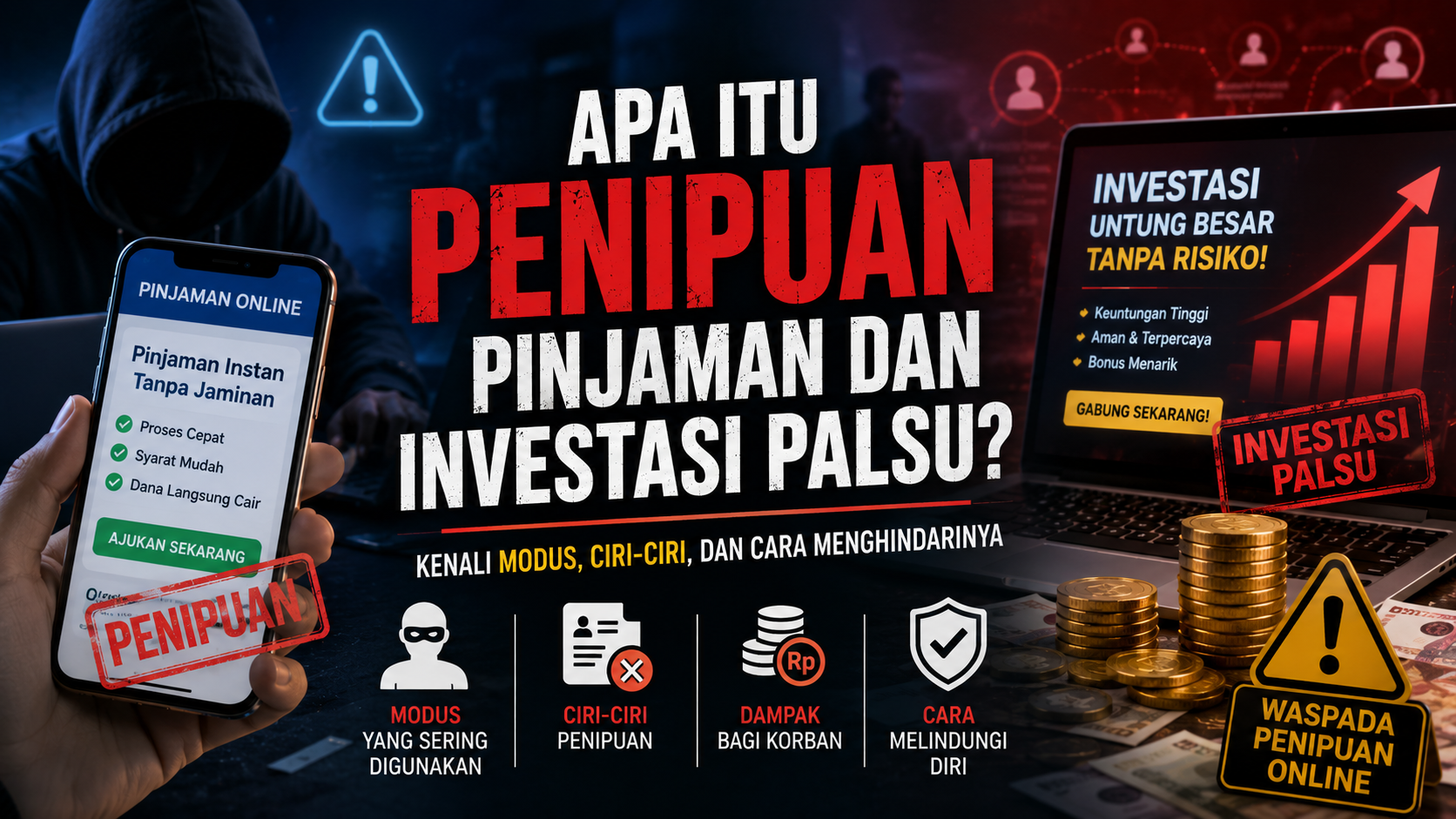 Cara Mengenali Penipuan Pinjaman dan Investasi Palsu Sebelum Terlambat