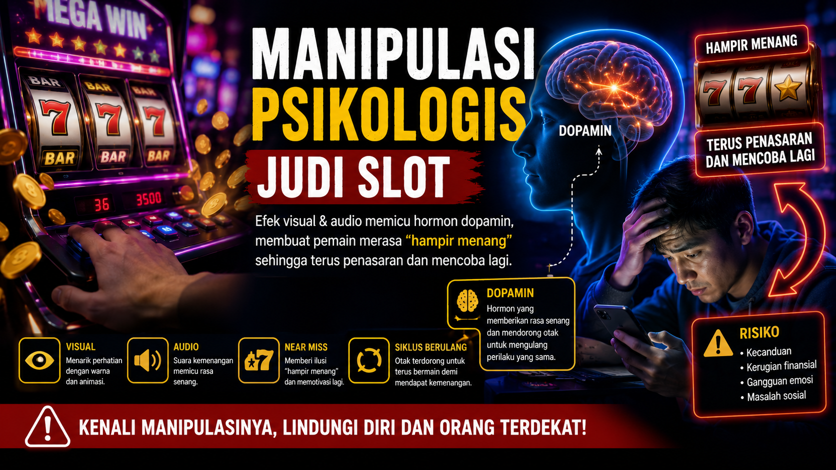 Di Balik Gemerlap Judi Slot, Ada Manipulasi Emosi dan Psikologi Pemain
