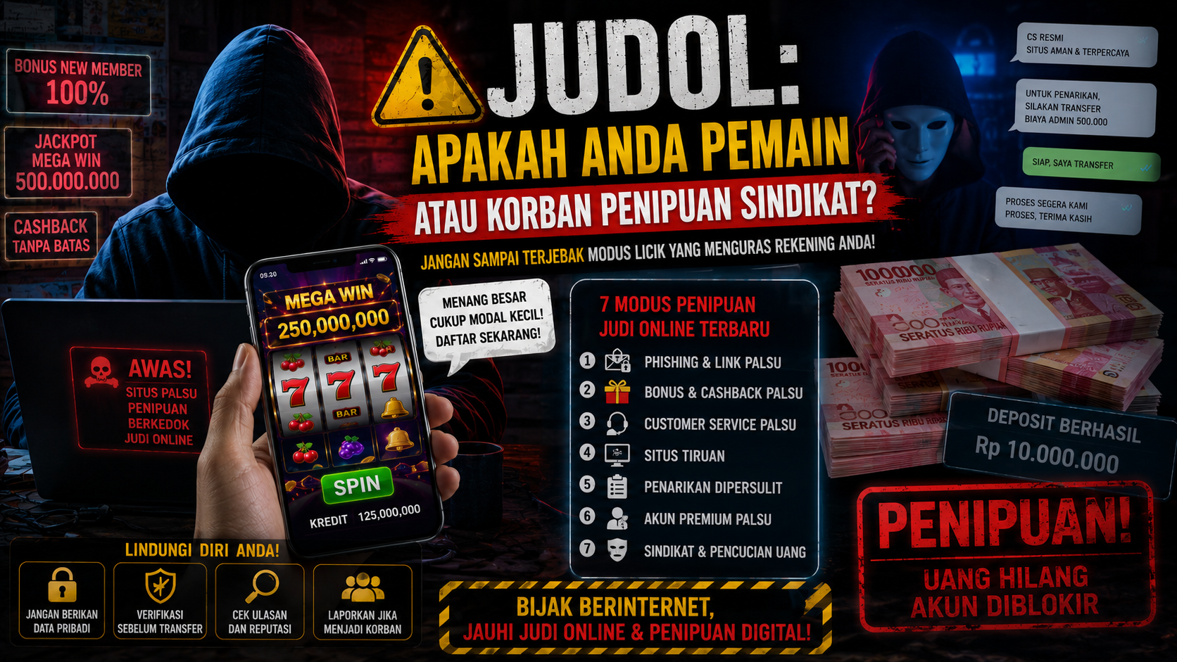 Judol Penipuan Sindikat