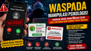 Ancaman dan Hadiah Palsu Jadi Senjata Baru Penipu Digital