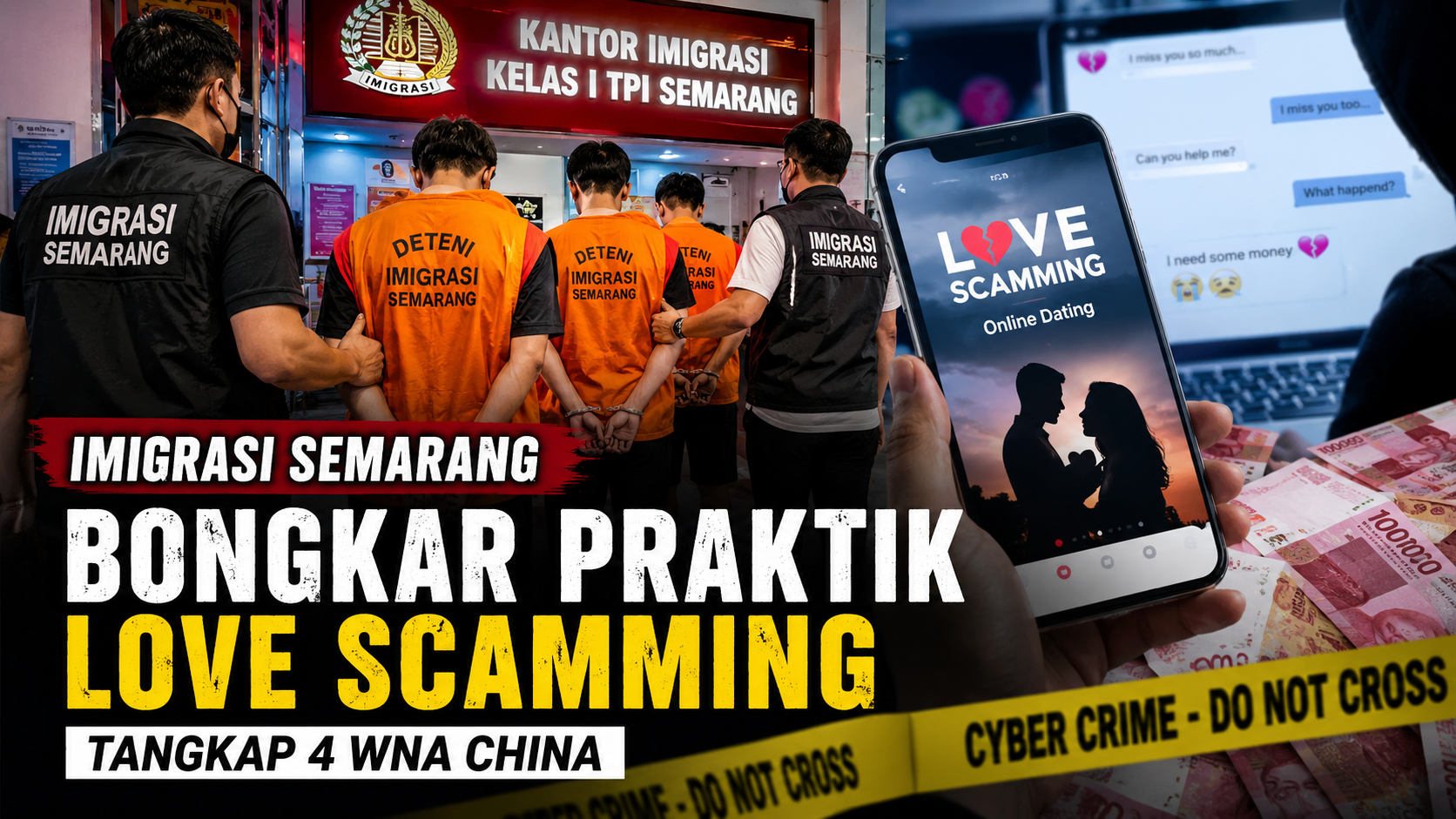 Waspada Penipuan Berkedok Cinta, Jaringan Love Scamming Digulung di Semarang