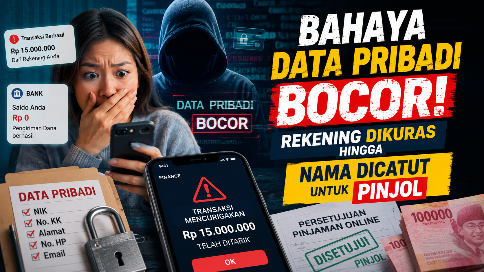 Jangan Anggap Sepele! Kebocoran Data Pribadi Bisa Menghancurkan Keuangan Anda