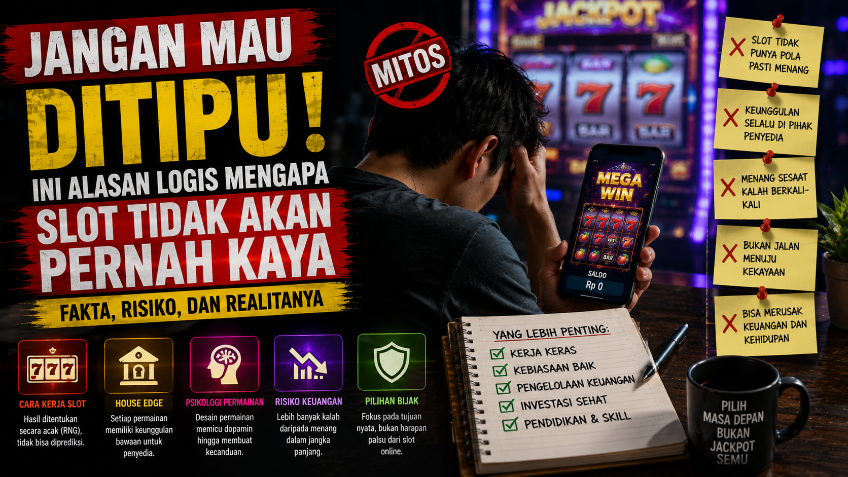 Mengapa Banyak Orang Rugi Bermain Slot? Simak Penjelasan Logisnya