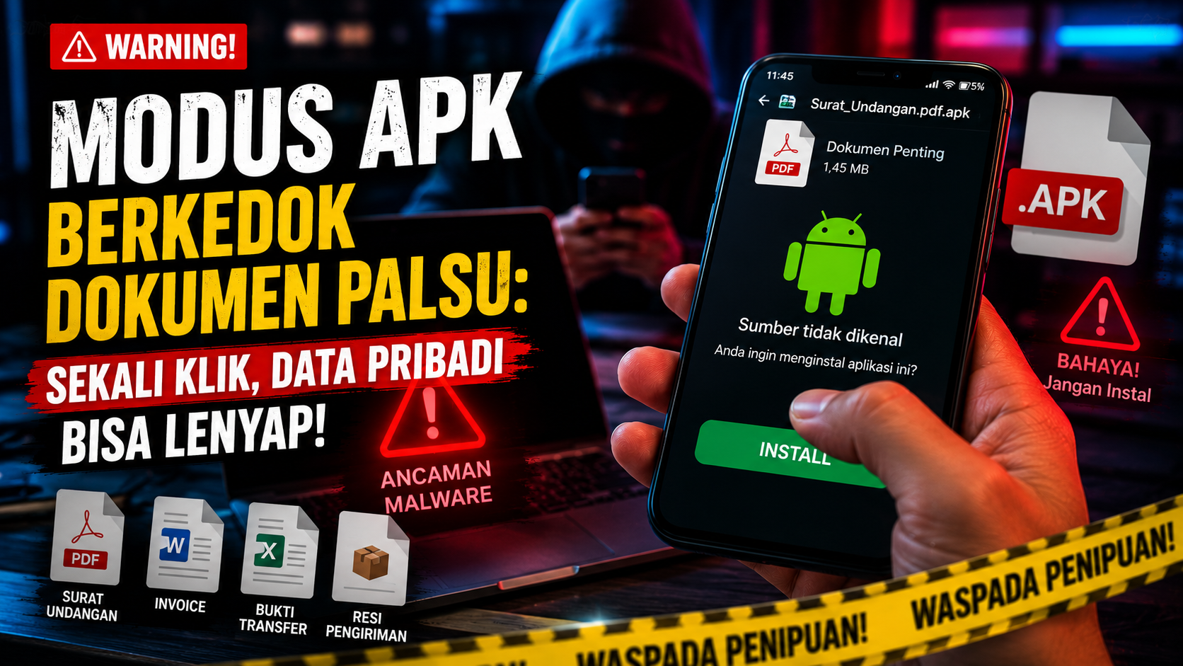 APK berkedok dokumen palsu