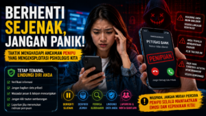 Stop Sebelum Klik! Cara Menghindari Penipuan yang Memanfaatkan Kepanikan Korban