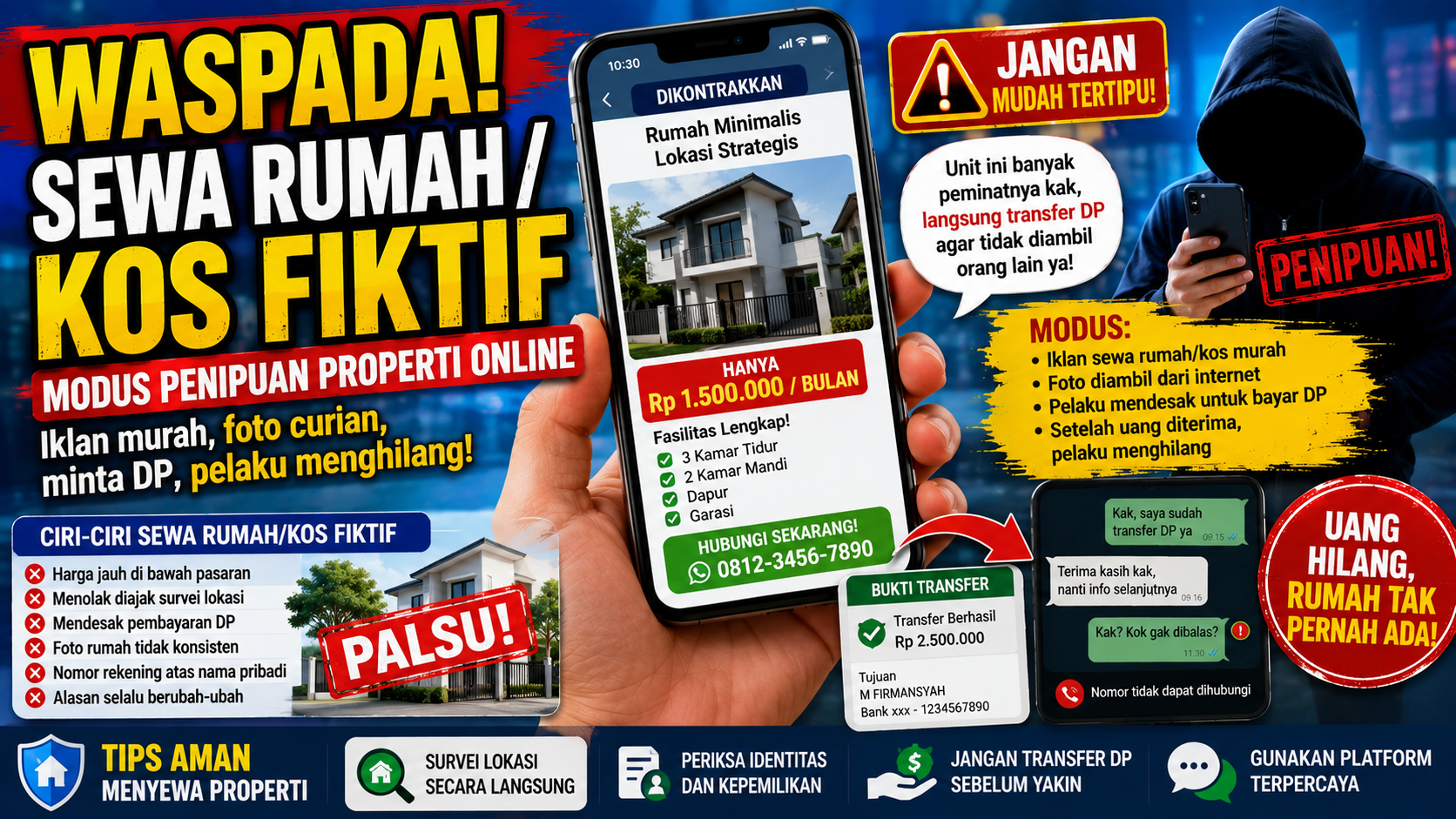 Awas! Iklan Properti Murah di Media Sosial Bisa Jadi Penipuan Berkedok Sewa Rumah