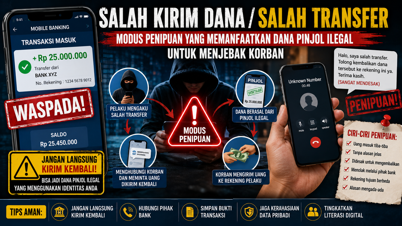 Modus Salah Kirim Dana