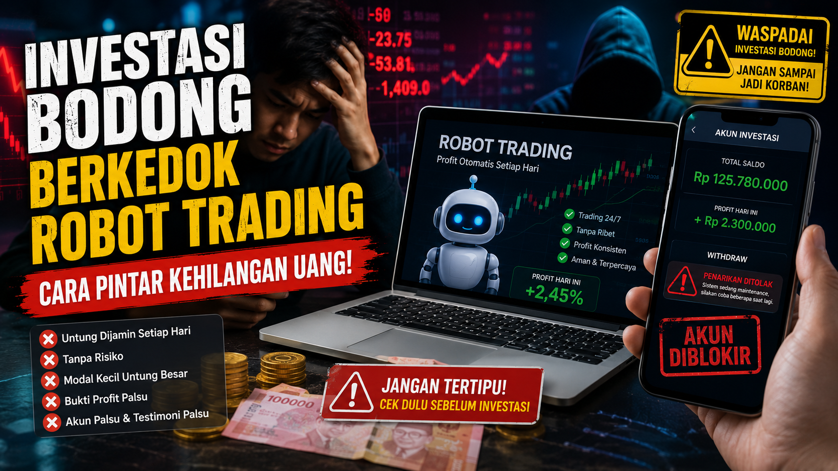Terungkap! Rahasia di Balik Robot Trading Palsu yang Menipu Ribuan Investor