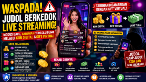 Waspada! Judol Berkedok Live Streaming Gunakan Koin Digital dan Gift untuk Menyamarkan Taruhan