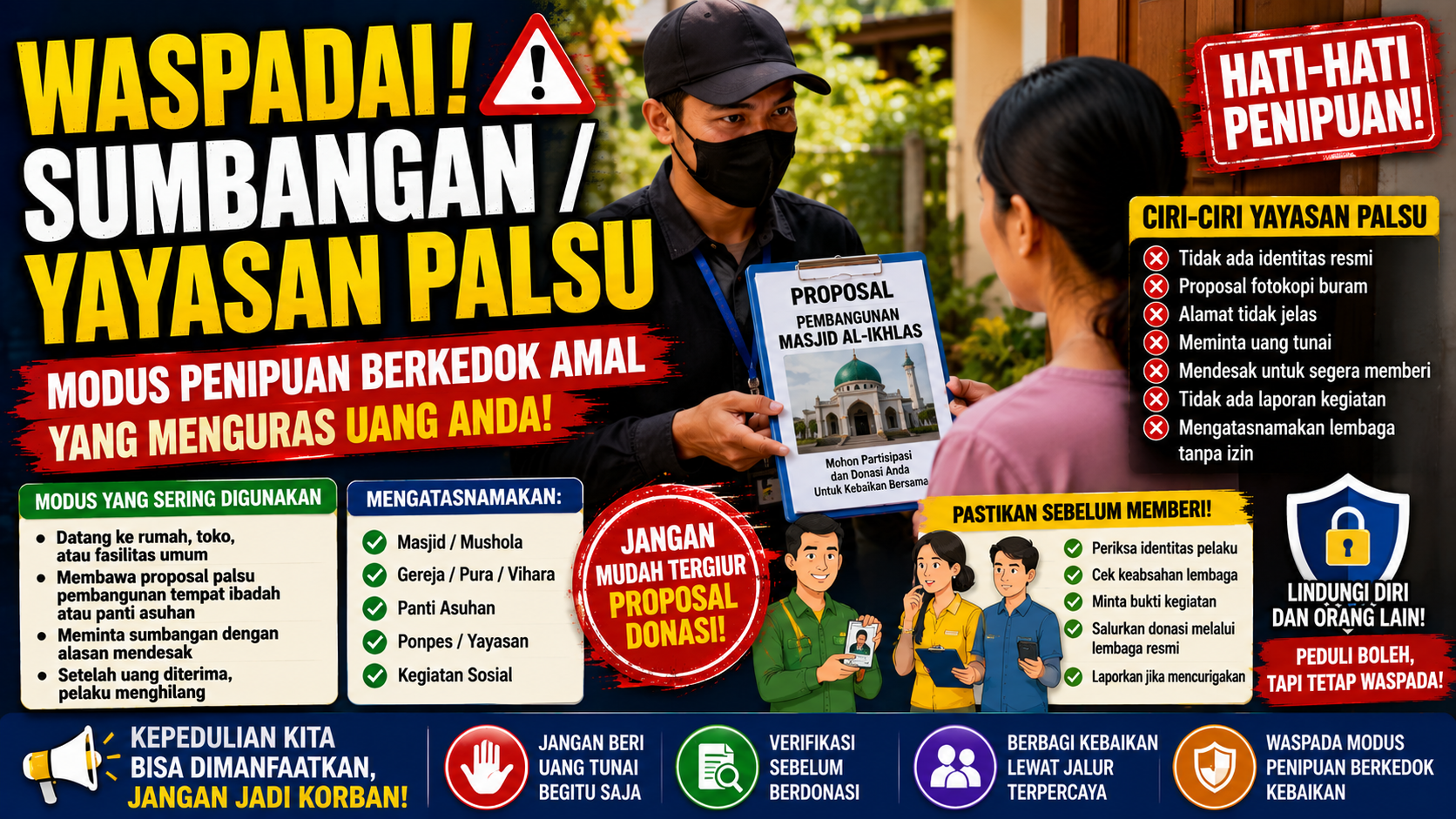 Proposal Donasi Palsu Beredar, Begini Cara Mengenali Yayasan yang Tidak Bertanggung Jawab