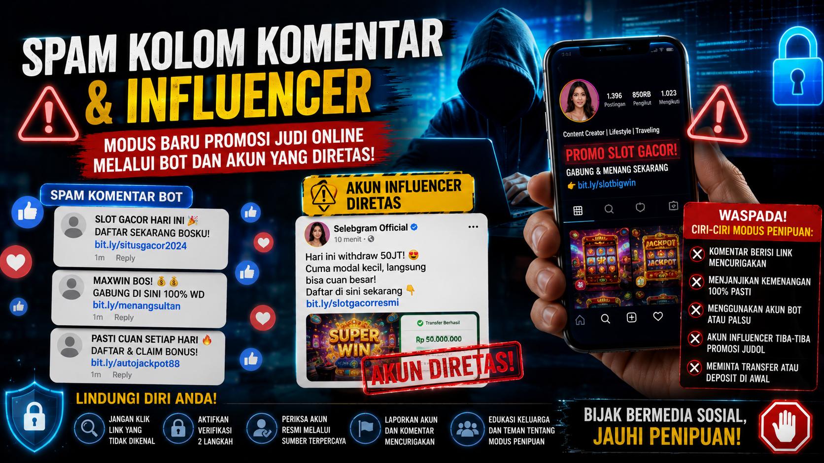 spam kolom komentar
