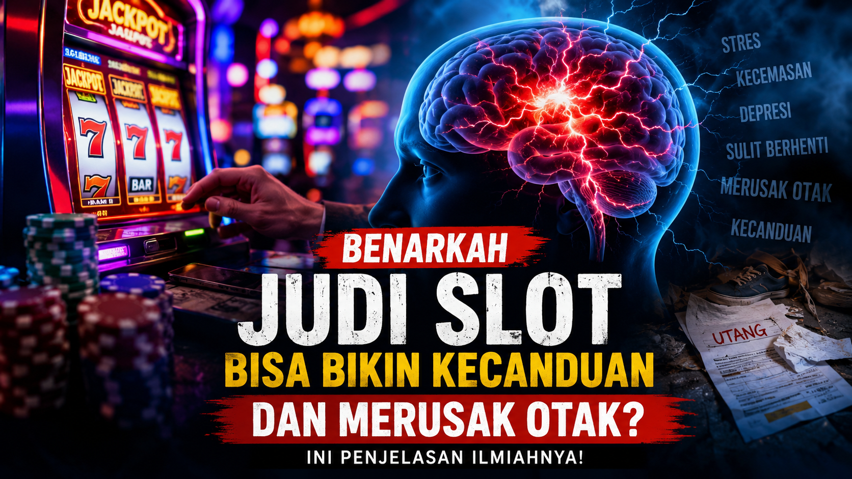 Benarkah judi slot bisa bikin kecanduan dan merusak otak