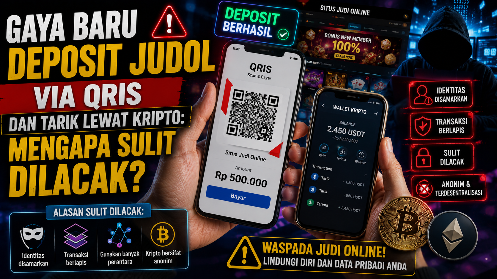 Awas! Pelaku Judi Online Terus Mencari Celah Pembayaran Digital, Kenali Risikonya