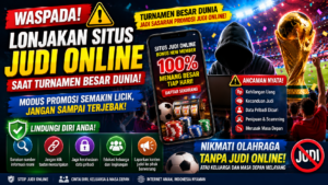 Turnamen Besar Dunia Jadi Sasaran Promosi Judi Online, Kenali Modusnya