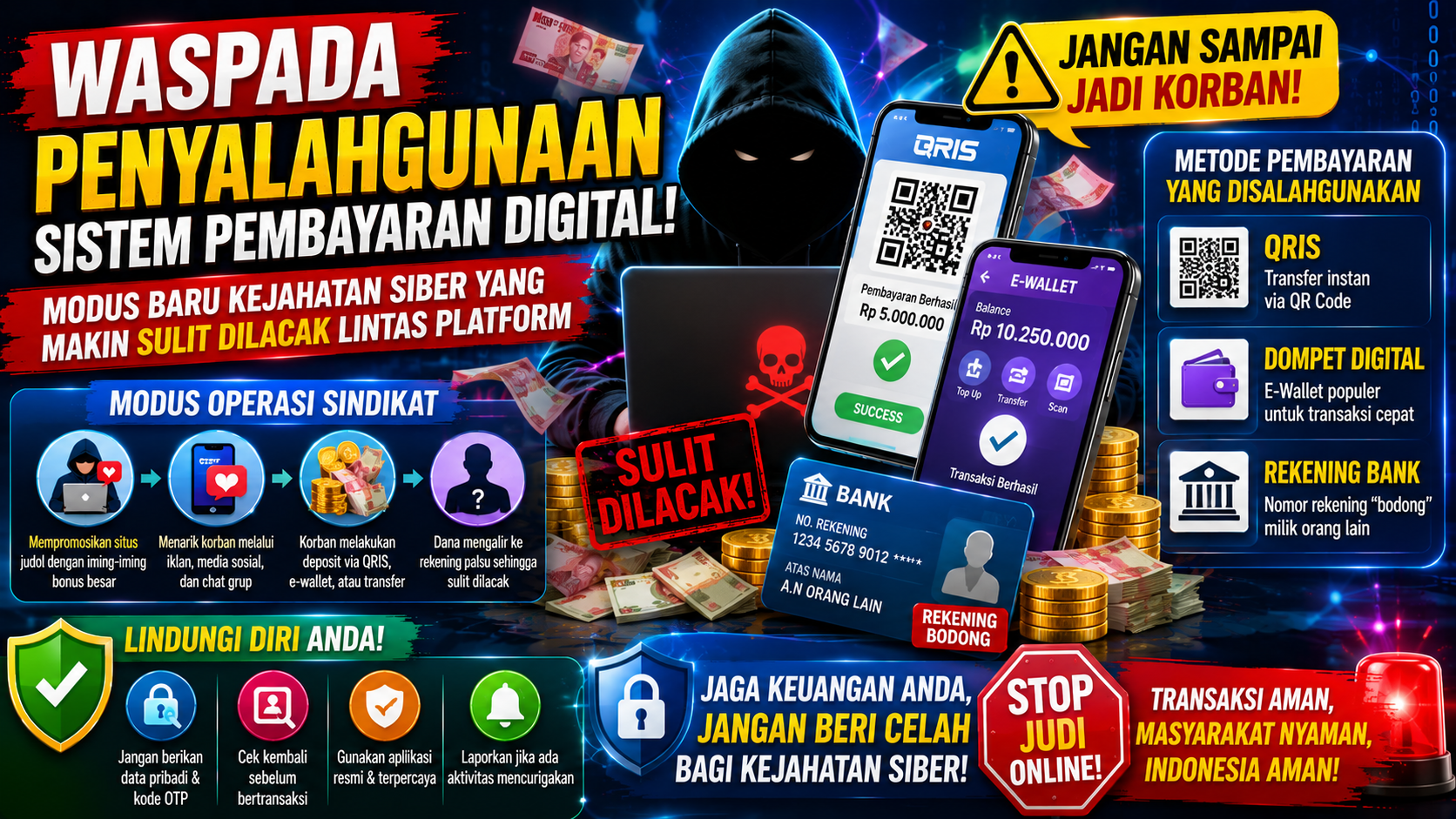 Bahaya Penyalahgunaan Sistem Pembayaran Digital: Kenali Risikonya Sejak Dini