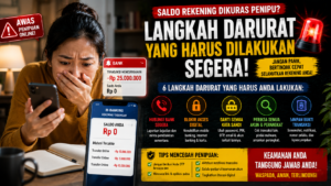 Saldo Rekening Hilang Akibat Penipuan? Panduan Lengkap Menangani Situasi Darurat